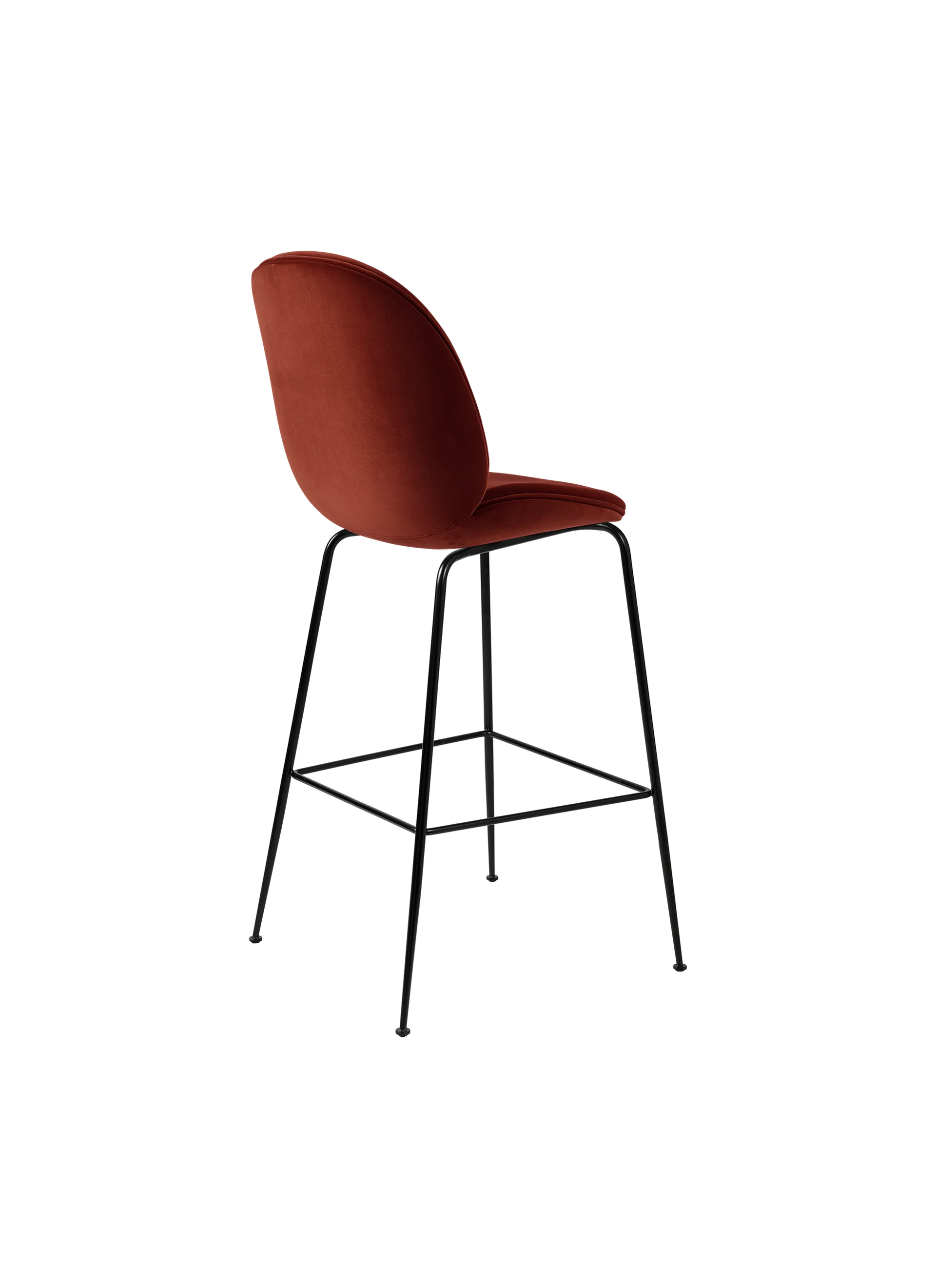 Gubi ビートルチェア 1脚 GUBI Beetle Counter Chair, 3D Veneer - Front Upholstered